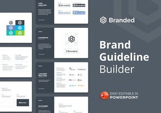 品牌LOGO指导方针项目提案PPT模板 - 顶尖PPT
