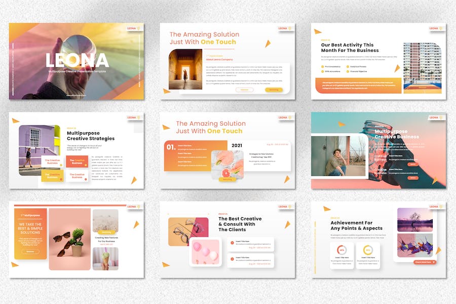 多功能创意设计商业演讲Keynote模板 - 顶尖PPT