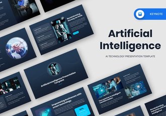 人工智能主题keynote模板 - 顶尖PPT