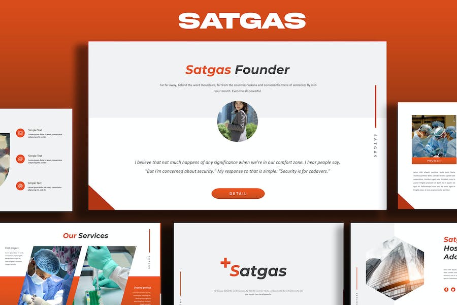 医学知识教学课程展示PPT模板 - 顶尖PPT