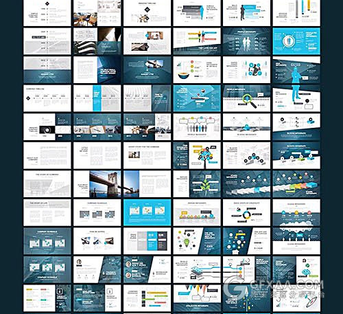 272页精美设计年终总结汇报keynote模板 - 顶尖PPT