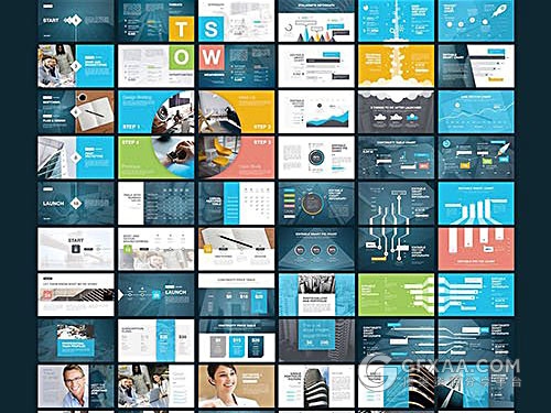 272页精美设计年终总结汇报keynote模板 - 顶尖PPT