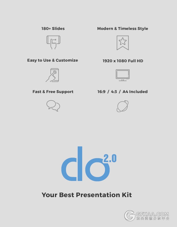 185页商务风格PPT模板3种尺寸4种配色 - 顶尖PPT