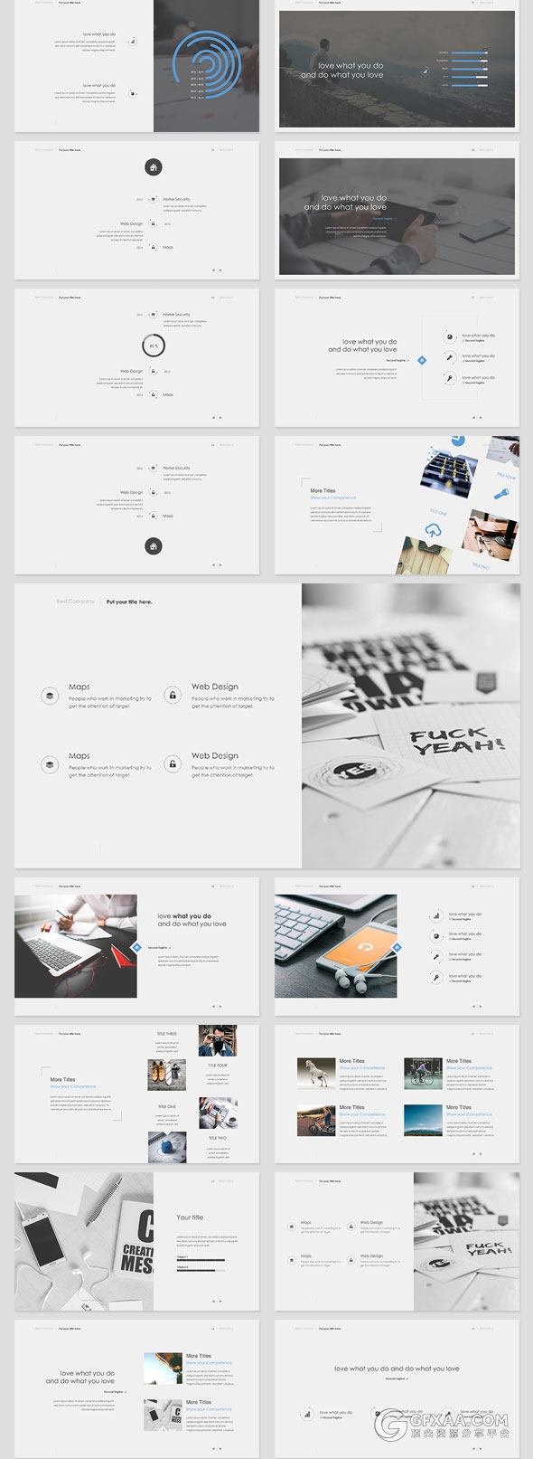 185页商务风格PPT模板3种尺寸4种配色 - 顶尖PPT