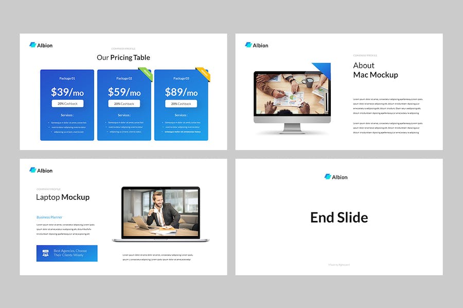 公司简介企业宣传展示Keynote模板 - 顶尖PPT