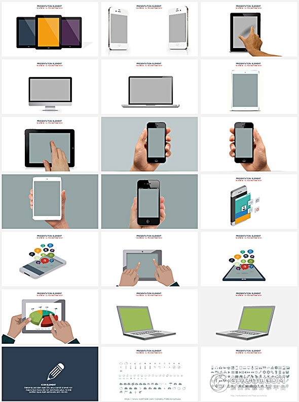 350页国外最好的PPT图形图表大合集 - 顶尖PPT