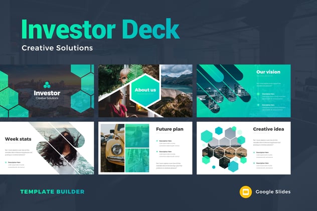 投资者创意解决方案信息图形PPT模板 - 顶尖PPT