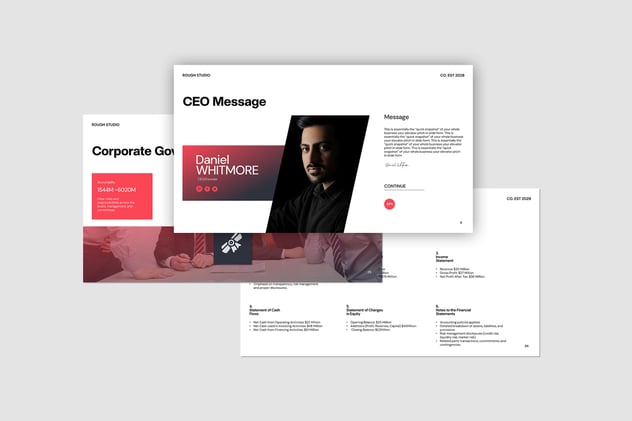 年度财务报告总结展示Keynote模板 - 顶尖PPT