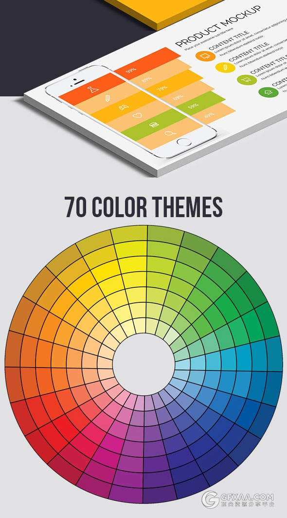 100页新年计划欧美商务keynote模板 - 顶尖PPT