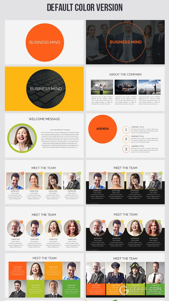 100页新年计划欧美商务keynote模板 - 顶尖PPT