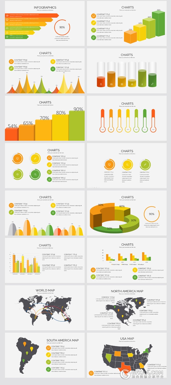 100页新年计划欧美商务keynote模板 - 顶尖PPT