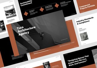 建筑师工作内容PPT模板 - 顶尖PPT