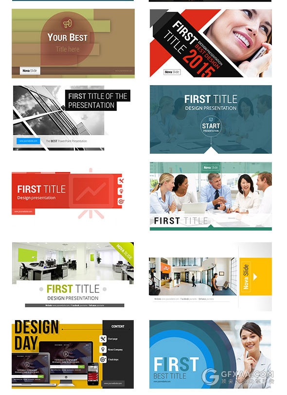 200页欧美商务风格年初计划PPT模板 - 顶尖PPT