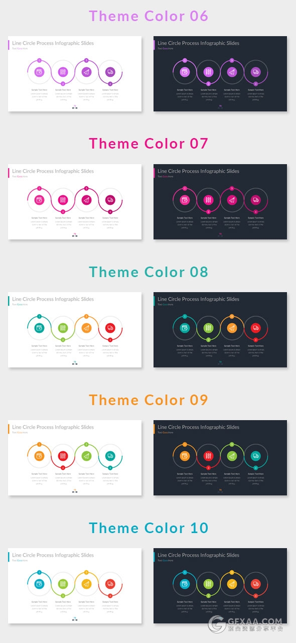 102页红色系2种底色欧美商务多用途PPT模板 - 顶尖PPT