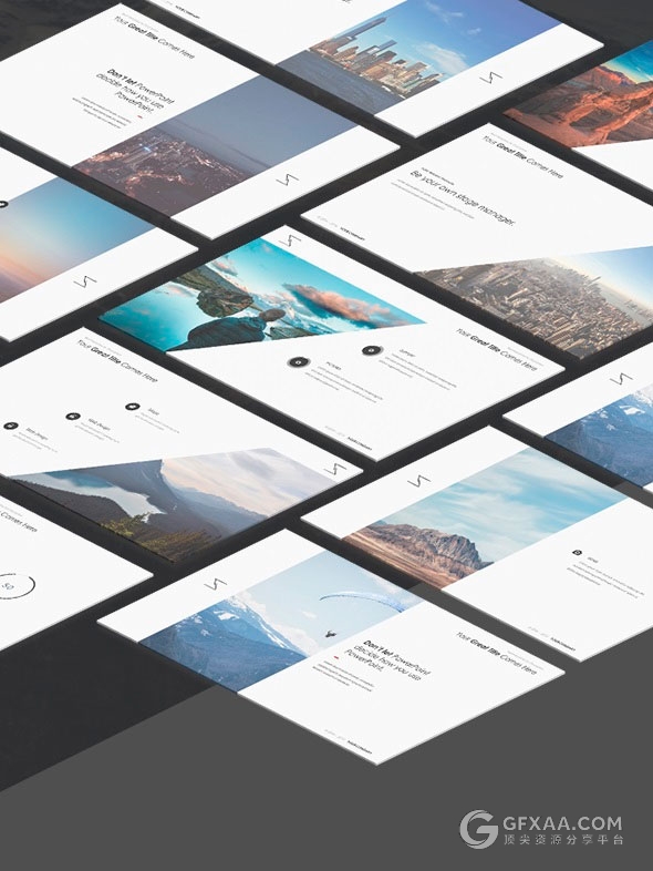 420页极简唯美风格多用途keynote模板4种尺寸规格 - 顶尖PPT