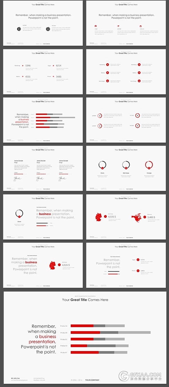 420页极简唯美风格多用途keynote模板4种尺寸规格 - 顶尖PPT