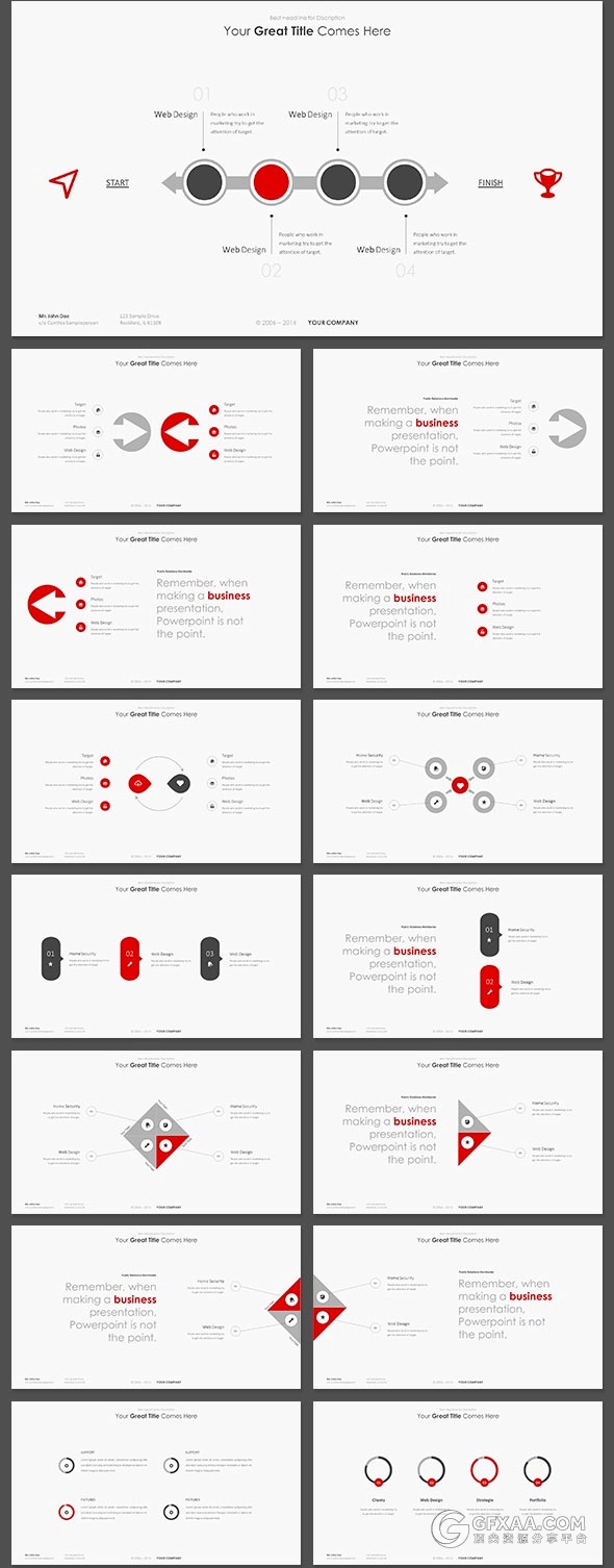 420页极简唯美风格多用途keynote模板4种尺寸规格 - 顶尖PPT