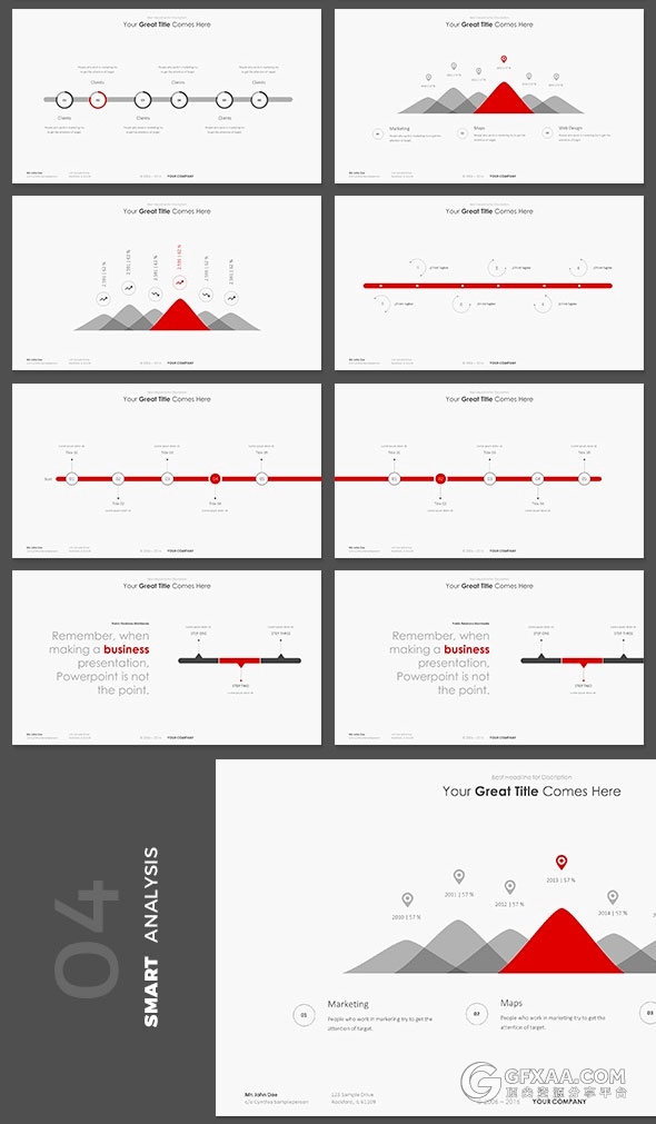 420页极简唯美风格多用途keynote模板4种尺寸规格 - 顶尖PPT