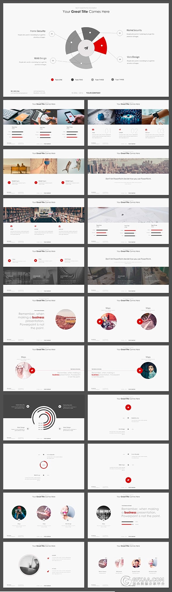 420页极简唯美风格多用途keynote模板4种尺寸规格 - 顶尖PPT