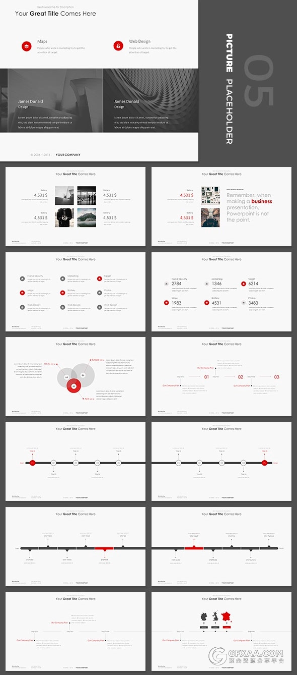 420页极简唯美风格多用途keynote模板4种尺寸规格 - 顶尖PPT