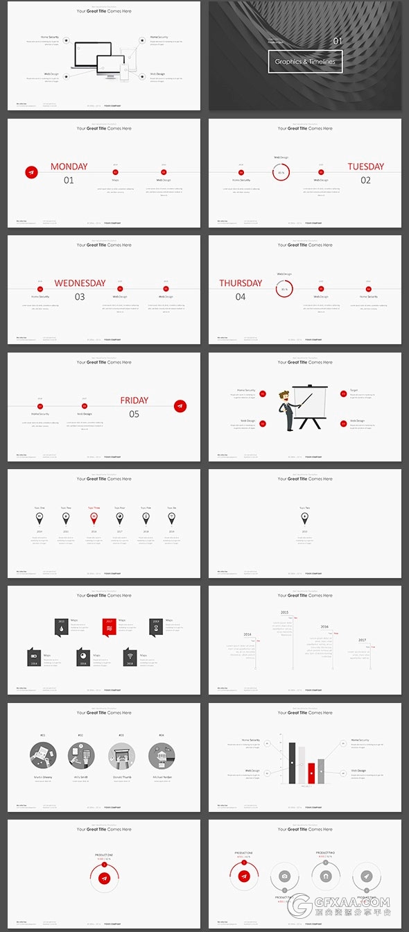 420页极简唯美风格多用途keynote模板4种尺寸规格 - 顶尖PPT
