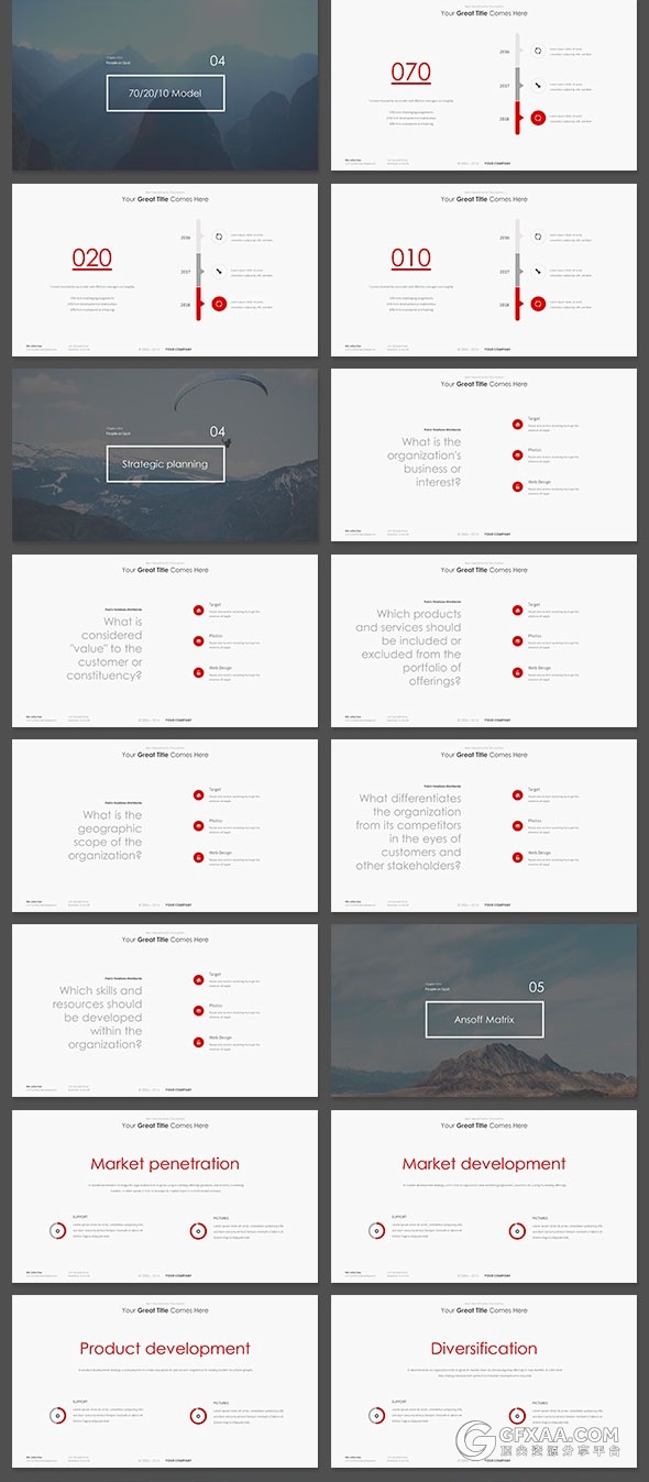 420页极简唯美风格多用途keynote模板4种尺寸规格 - 顶尖PPT