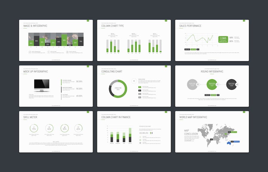 欧美创意黑底企业团队介绍商务通用PPT模板 - 顶尖PPT