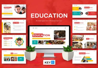 幼儿园启蒙教育教学keynote模板 - 顶尖PPT