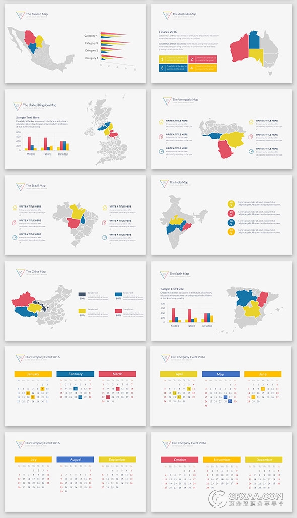 165页精美设计效果商务PPT模板（源文件为黑底色） - 顶尖PPT