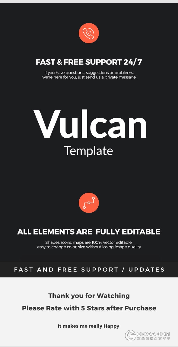 165页精美设计效果商务PPT模板（源文件为黑底色） - 顶尖PPT