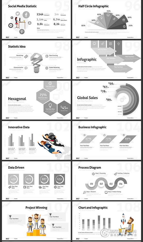 2017项目演讲年终总结新年计划keynote模板 - 顶尖PPT