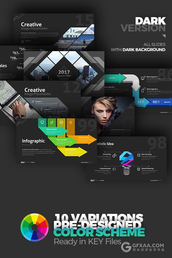2017项目演讲年终总结新年计划keynote模板 - 顶尖PPT