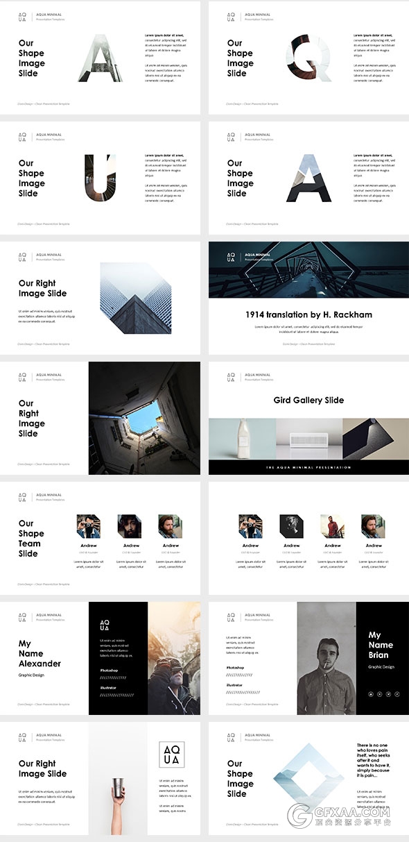 107页极简风格黑色大标题多用途keynote模板 - 顶尖PPT