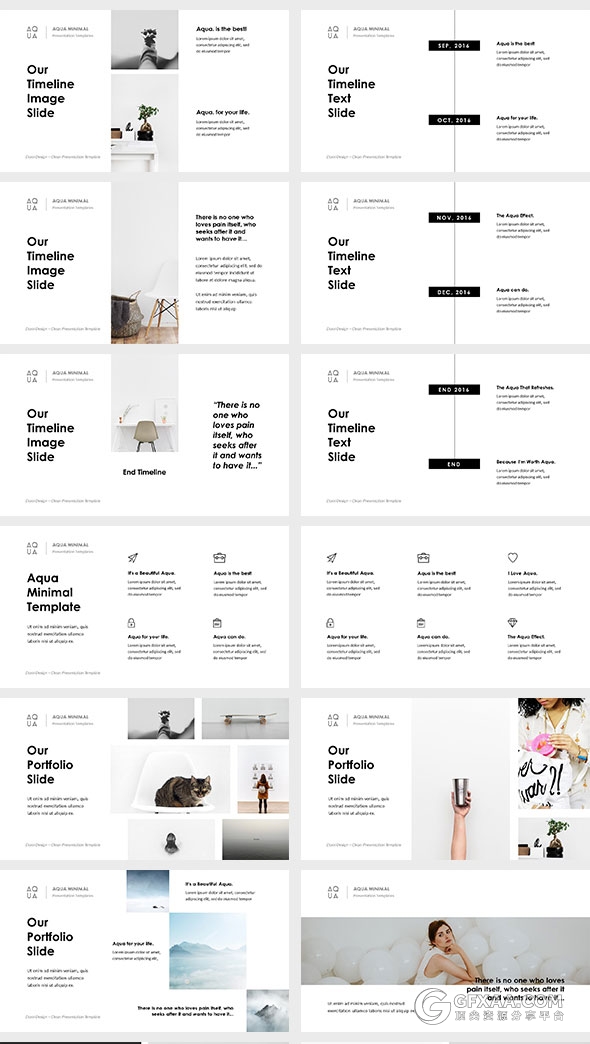 107页极简风格黑色大标题多用途keynote模板 - 顶尖PPT