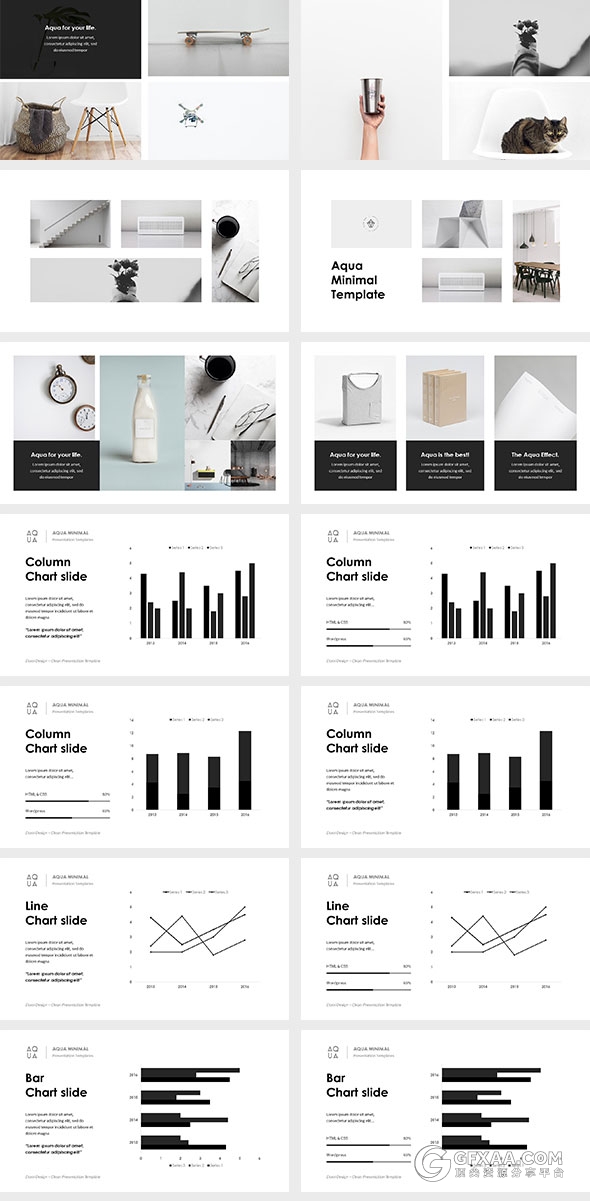 107页极简风格黑色大标题多用途keynote模板 - 顶尖PPT