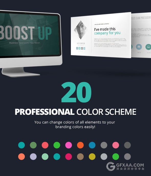 150多页创意图形组合欧美PPT模板 - 顶尖PPT