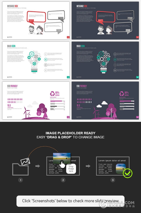 80多页16种配色国外精美设计PPT模板 - 顶尖PPT