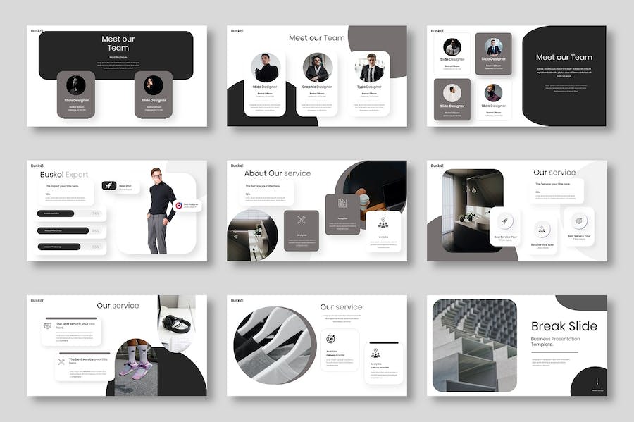 商务项目演讲方案创业融资计划Keynote模板 - 顶尖PPT