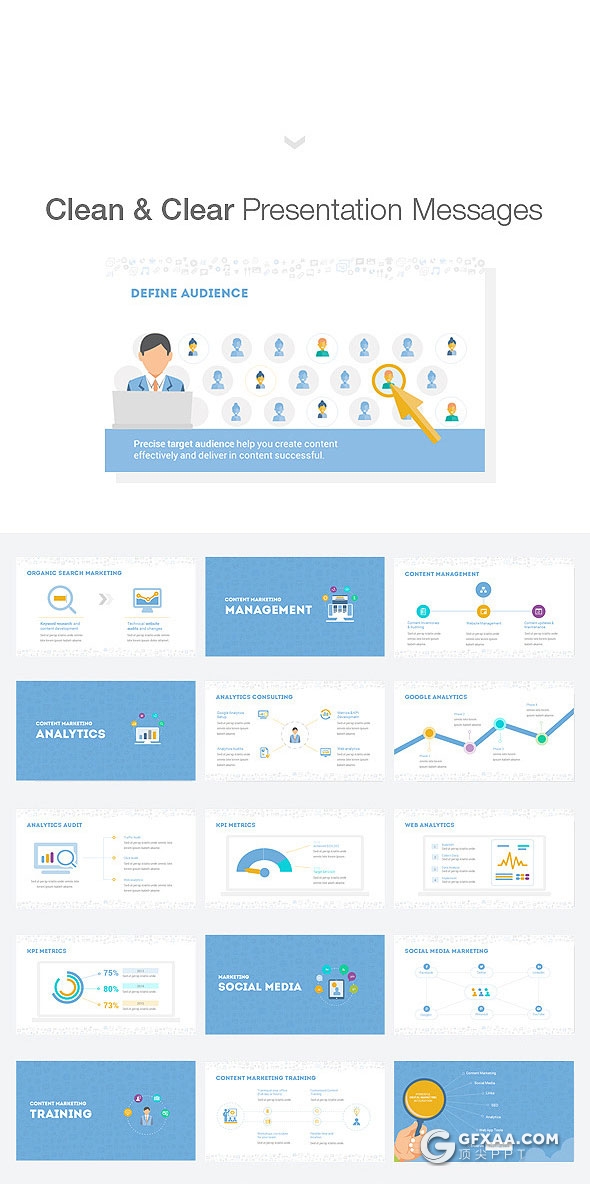 80页简约商务风格PPT模板 - 顶尖PPT