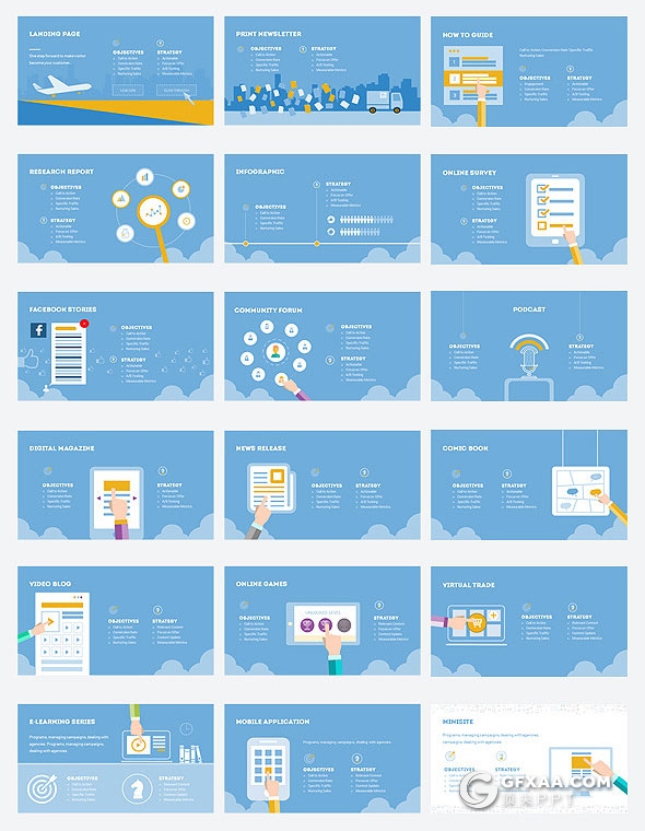 80页简约商务风格PPT模板 - 顶尖PPT