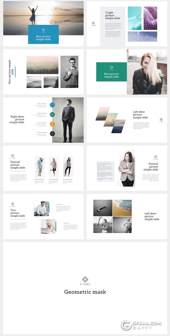 20种配色300页简约商务多用途keynote模板 - 顶尖PPT