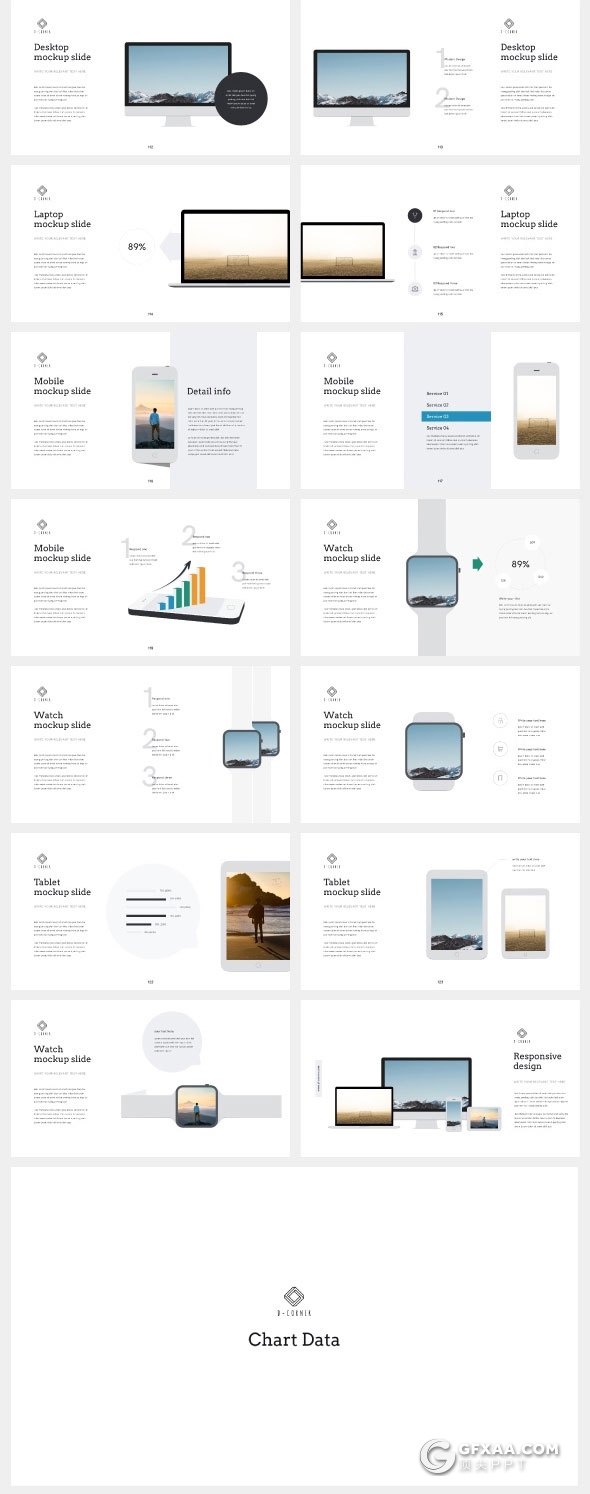 20种配色300页简约商务多用途keynote模板 - 顶尖PPT