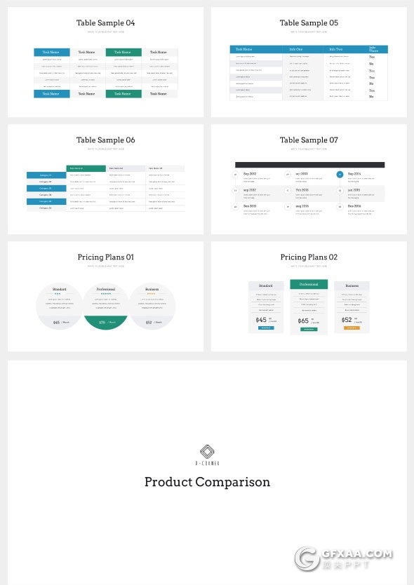 20种配色300页简约商务多用途keynote模板 - 顶尖PPT