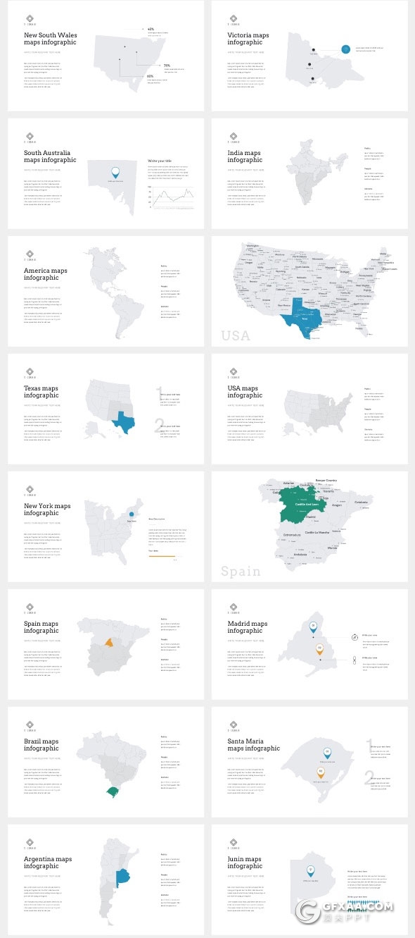 20种配色300页简约商务多用途keynote模板 - 顶尖PPT