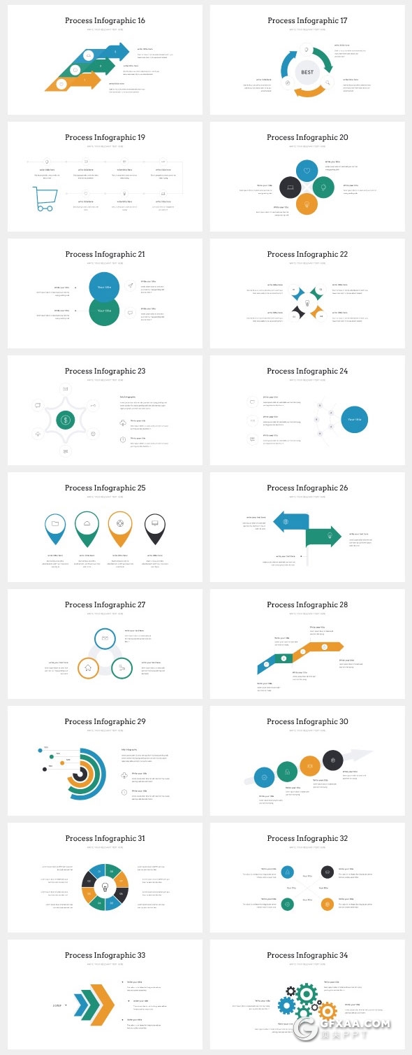20种配色300页简约商务多用途keynote模板 - 顶尖PPT