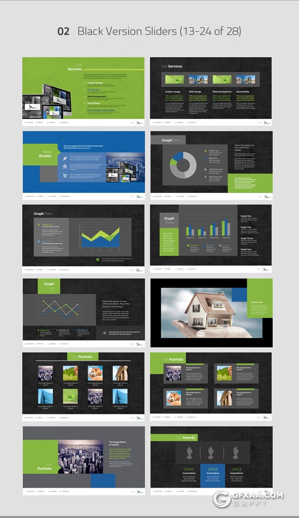 28页欧美多用途PPT模板 - 顶尖PPT