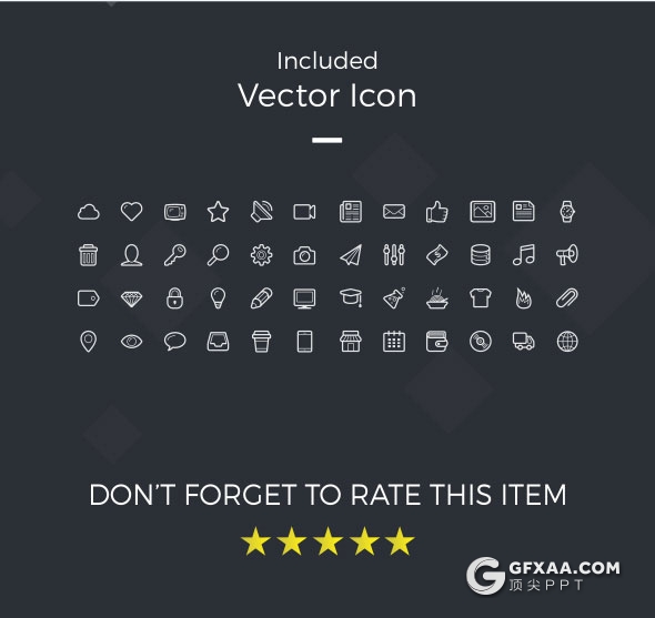 11种配色65页创意图形切割PPT通用模板 - 顶尖PPT