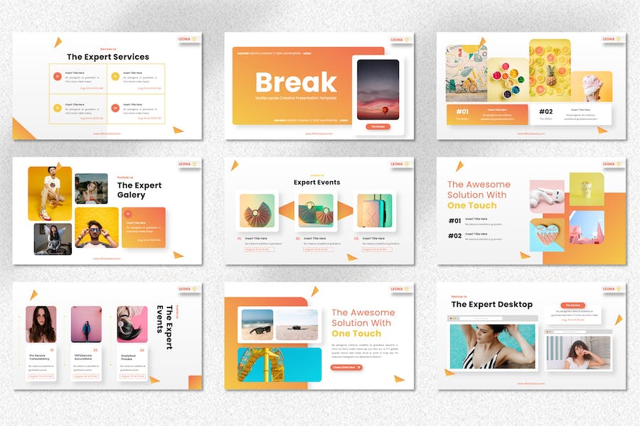 多功能创意设计商业演讲Keynote模板 - 顶尖PPT