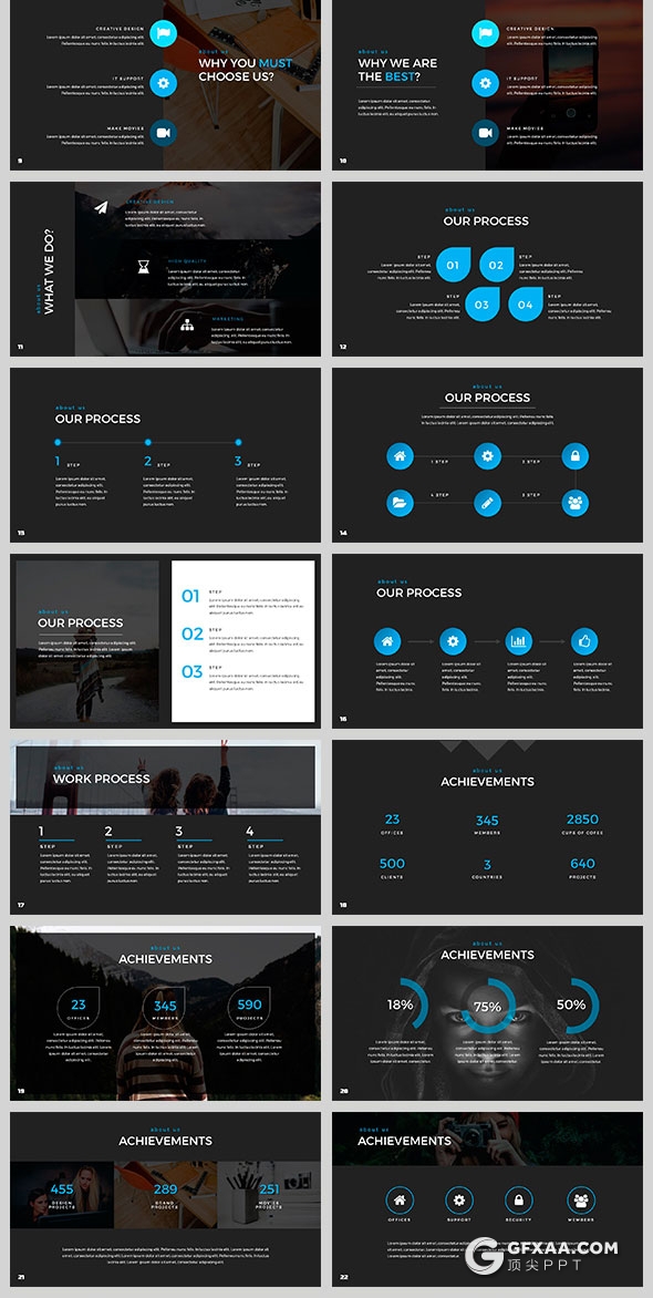 100页工作总结计划通用PPT模板 - 顶尖PPT