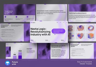 AI未来发展分析keynote模板 - 顶尖PPT